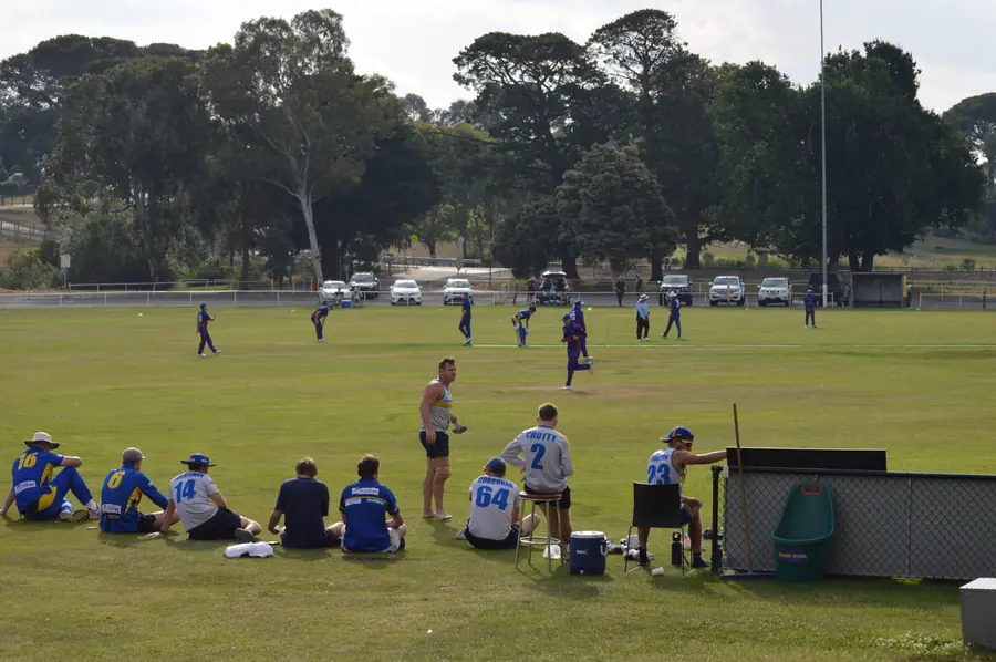 Spectators watching a match at Rupertswood