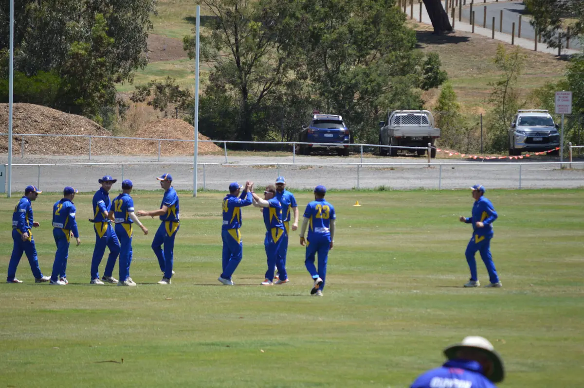 Rupertswood players come together on the field